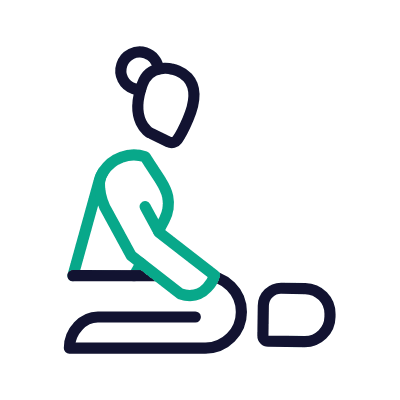 Massage, Animated Icon, Outline