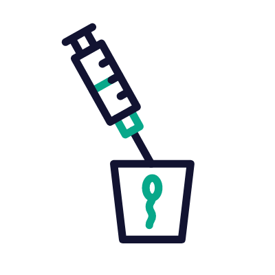 Insemination, Animated Icon, Outline