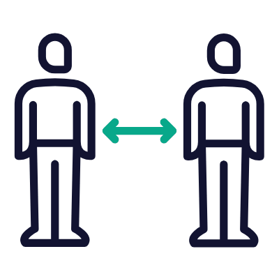 Distance, Animated Icon, Outline