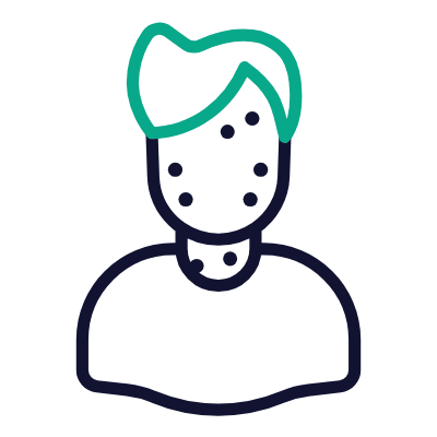 Acne, Animated Icon, Outline