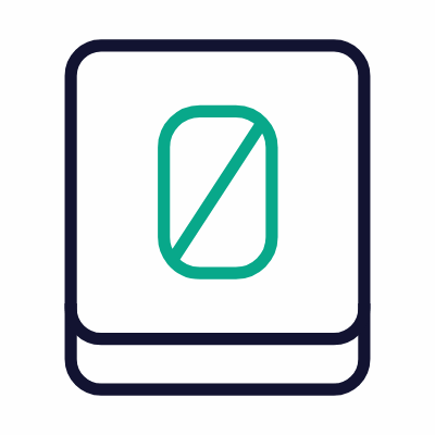 Zero Key, Animated Icon, Outline