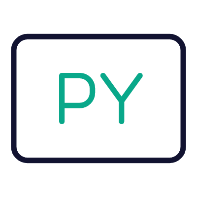 Python, Animated Icon, Outline