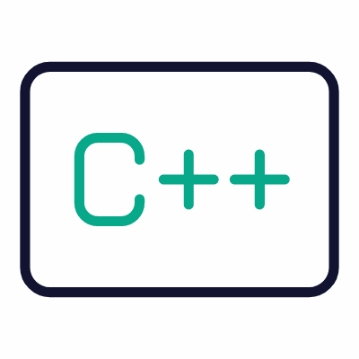 C++, Animated Icon, Outline