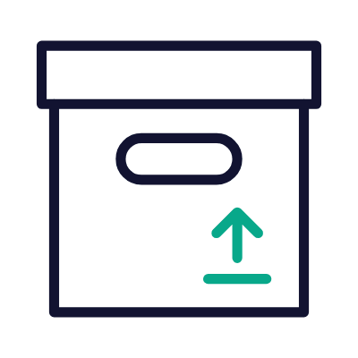 Box, Animated Icon, Outline