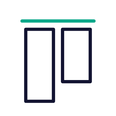 Align Top, Animated Icon, Outline