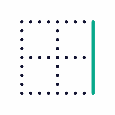 Border Right, Animated Icon, Outline