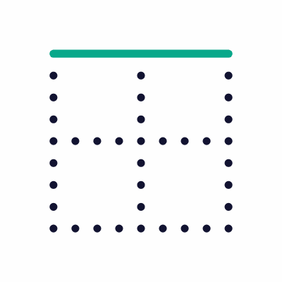 Border Top, Animated Icon, Outline