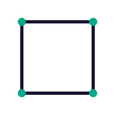 Square, Animated Icon, Outline