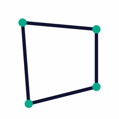 Irregular Shape, Animated Icon, Outline