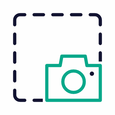 Screenshot, Animated Icon, Outline
