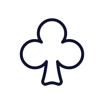 Suit Club, Animated Icon, Outline