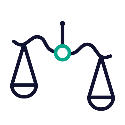 Scale Retro, Animated Icon, Outline