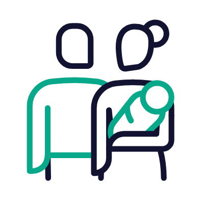 Parents, Animated Icon, Outline