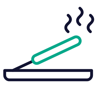 Spa Stick, Animated Icon, Outline