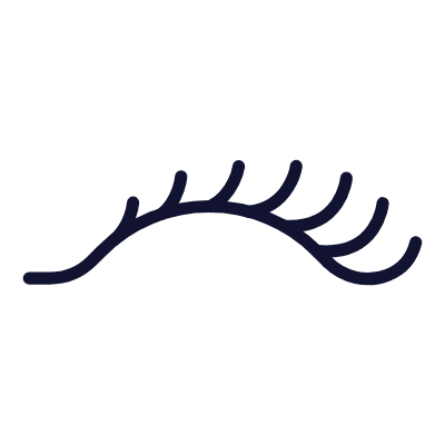 Eyelash, Animated Icon, Outline