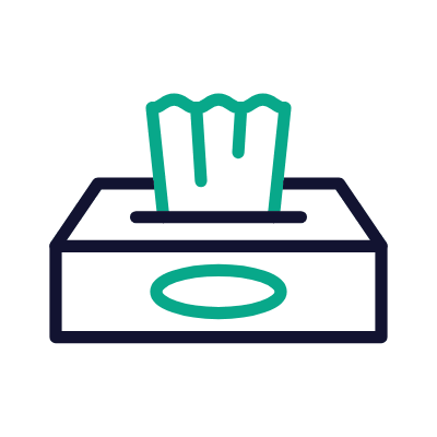 Tissue, Animated Icon, Outline