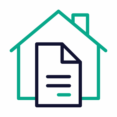 Home File, Animated Icon, Outline