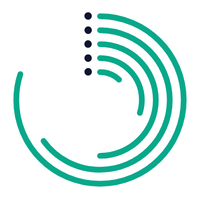 Radial Bar Chart, Animated Icon, Outline