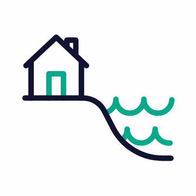 Home Coast, Animated Icon, Outline