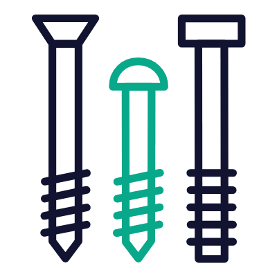 Screw, Animated Icon, Outline