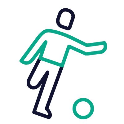 Soccer, Animated Icon, Outline