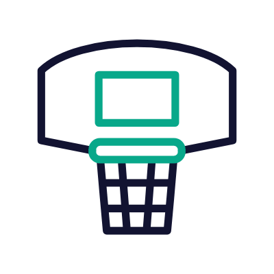 Basket Ball, Animated Icon, Outline