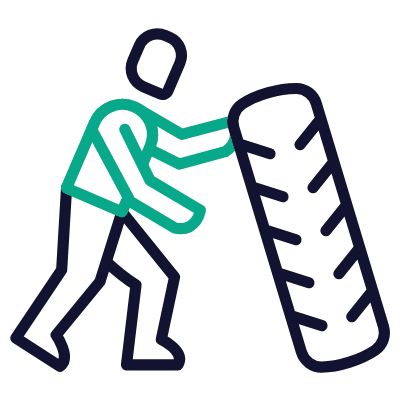 CrossFit, Animated Icon, Outline
