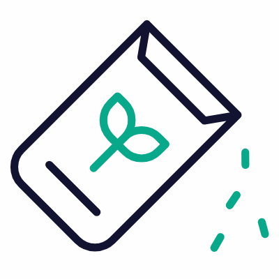 Seed, Animated Icon, Outline