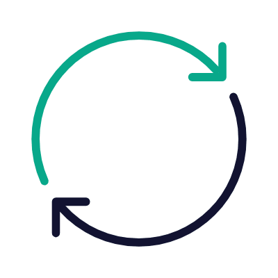 Refresh, Animated Icon, Outline