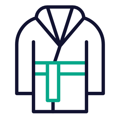 Gown, Animated Icon, Outline