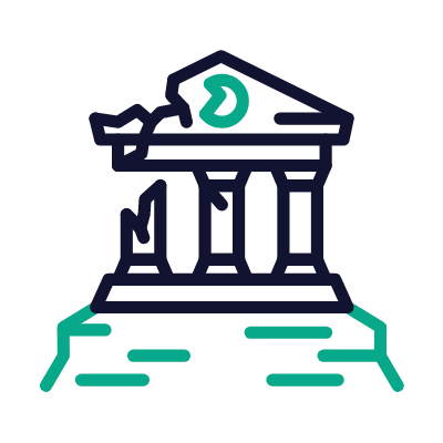 Athens, Animated Icon, Outline