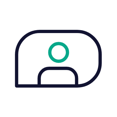 Chat Avatar, Animated Icon, Outline