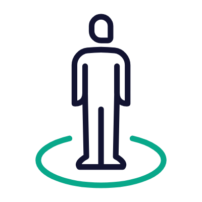 Person Streetview, Animated Icon, Outline