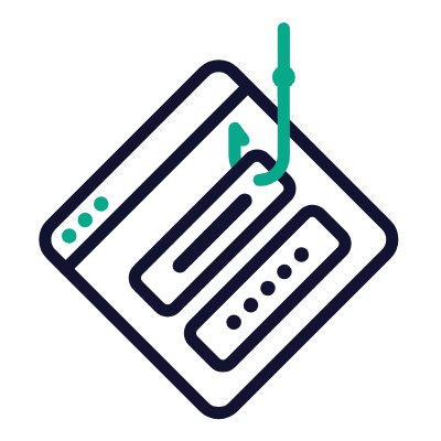 Phishing, Animated Icon, Outline