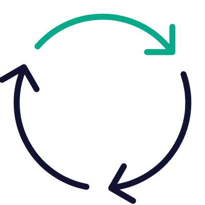 Spin, Animated Icon, Outline