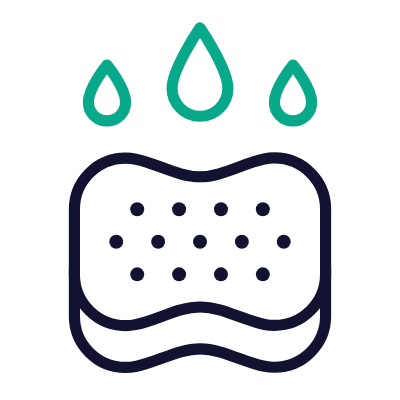 Sponge Absorbtion, Animated Icon, Outline