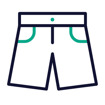 Long shorts, Animated Icon, Outline