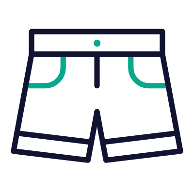 Shorts, Animated Icon, Outline