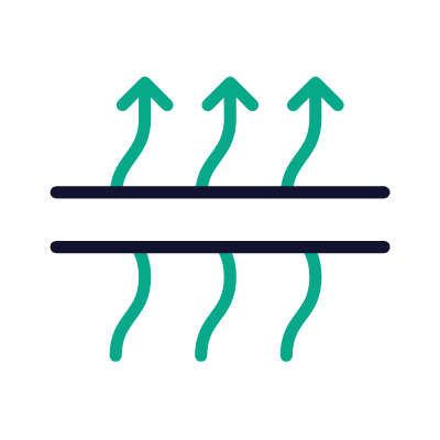 Breathability, Animated Icon, Outline