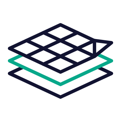 Cloth layers, Animated Icon, Outline