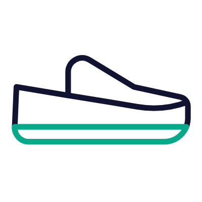 Footwear, Animated Icon, Outline