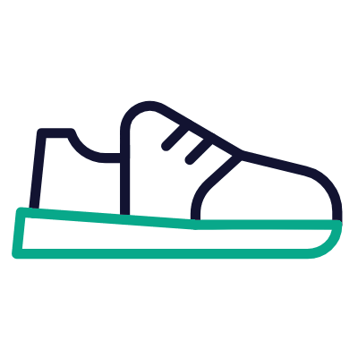 Sneaker shoes, Animated Icon, Outline