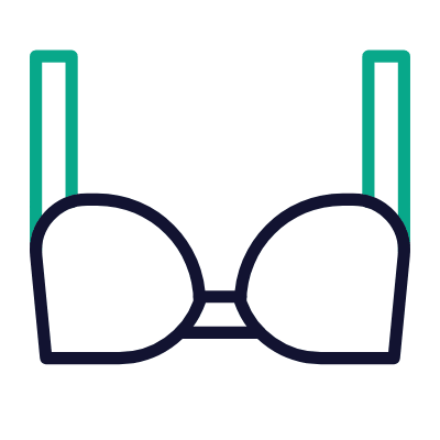 Bra, Animated Icon, Outline