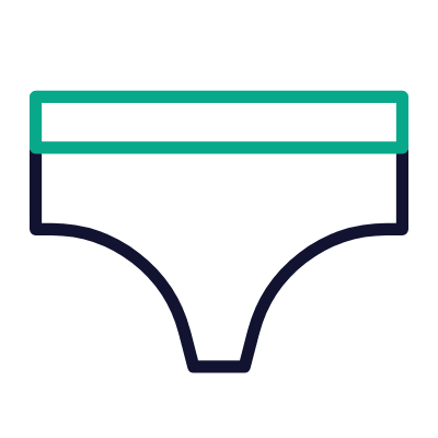 Panties, Animated Icon, Outline