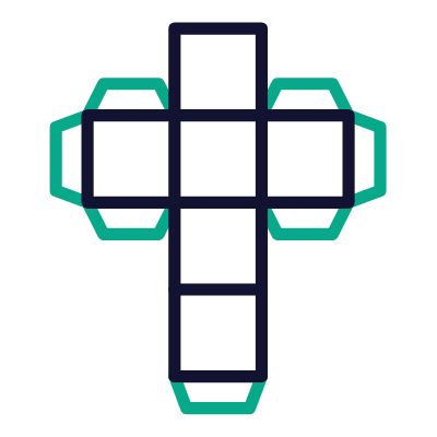 Box Template, Animated Icon, Outline