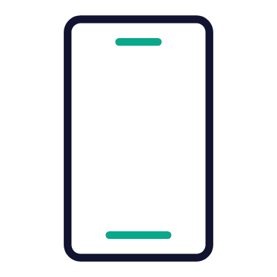 Smartphone, Animated Icon, Outline