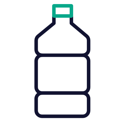 Bottle, Animated Icon, Outline