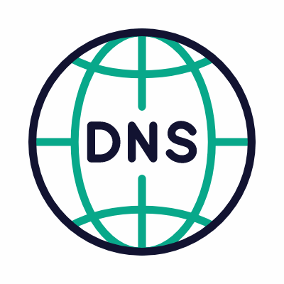 Globe DNS, Animated Icon, Outline