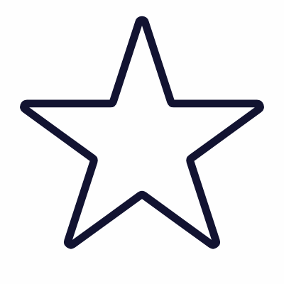 Star, Animated Icon, Outline
