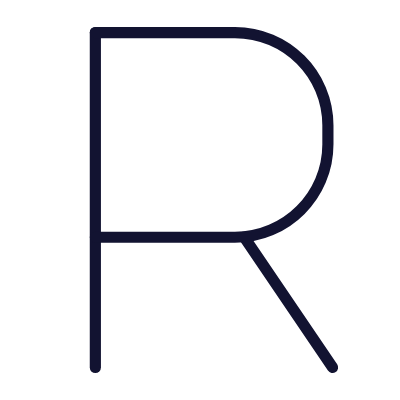 R, Animated Icon, Outline